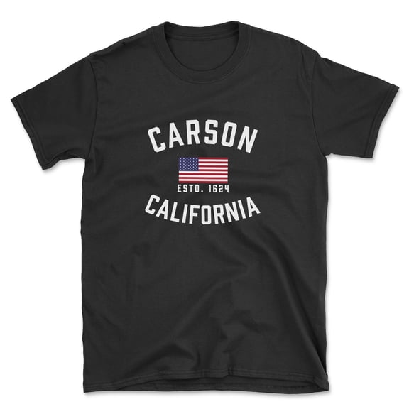 Carson California Patriot Men's Cotton T-Shirt