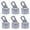 Silver, variant on hengtong Chain Link Fence Rail End Cap Chain Link Fence Accessories for Garden School Black