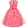 thumbnail image 3 of Big Girls' Shiny Glitter Sparkle Waist Belt Flowers Girls Dresses Royal Size 12, 3 of 5