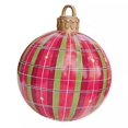 thumbnail image 4 of Adorno de bola inflable de Navidad Bola de Navidad decorativa inflable de 24 pulgadas con bomba Decoración de Navidad para patio al aire libre Sincero Hogar, 4 of 6
