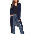 thumbnail image 1 of PENGXIANG Cardigan Maxi pour Femmes – Long Décontracté Fluide Ouvert devant Longueur au Sol Léger Pull, 1 of 6