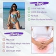 thumbnail image 7 of Gnoliew 14G Titanium Floating Belly Button Rings for Women Flat Back Belly Rings 8/10/12/14mm Belly Piercing Jewelry, 7 of 7