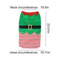 thumbnail image 3 of Todaioua Christmas Decorations Christmas Gifts Christmas Decor Christmas Ornaments Dog Clothes, Christmas Clothes With Lights, Green Comfortable Warm Dog Colored Lights Christmas Clothes, 3 of 9