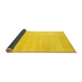 thumbnail image 2 of Ahgly Company Indoor Rectangle Solid Yellow Modern Area Rugs, 5' x 8', 2 of 4