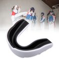 thumbnail image 4 of Protector La Boca Guardia Boxeo Escudo Goma Con Estuche Almacenamiento Doble Colo Sports para MMA Kickboxing Muay Thai Red, 4 of 9
