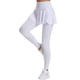 thumbnail image 1 of Falda deportiva plisada de color liso para mujer, cintura alta, que realza las caderas, falda pantalón para bádminton, 1 of 6