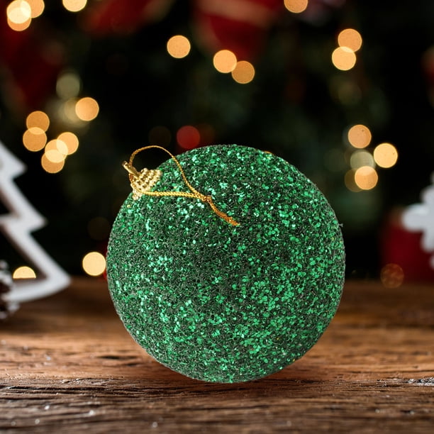 Bola de Navidad de 8 Cm Xihbxyly Espuma de Colores Decoración de Centro Comercial