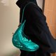 thumbnail image 3 of Bolsos de moda para mujer Bolso hobo en forma de U con patrón de cocodrilo para verde informal, 3 of 8