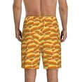 thumbnail image 5 of Cauagu Hot Dogs Print Pajama Bottoms for Men Sleep Pajama Shorts Elastic Waistband Sleep Pajama Short Men's PJ Shorts -X-Large, 5 of 6