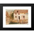 thumbnail image 2 of Tadeusz Makowski 24x18 Black Modern Framed Museum Art Print Titled - House with Rails (1924), 2 of 5