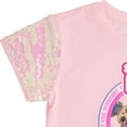 thumbnail image 3 of L.O.L. Surprise! Girls' Sequin Short Sleeve T-Shirt (XS-4/5) Pink, 3 of 3