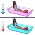 thumbnail image 3 of ​Barbie Mini BarbieLand Doll & Toy Vehicle Set, 1.5-inch Barbie Doll & DreamCamper with Working Doors & Color-Change Pool, 3 of 6