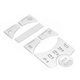 thumbnail image 2 of 7pcs Central Control Gear Shift Panel Button Cover Sticker Silver Replacement for Jaguar XF 2012?2015, 2 of 5