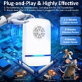 thumbnail image 3 of 6 Pack,Ultrasonic Pest Repeller Indoor Plug-in,2026 Upgraded Electronic Pest Control with 3 Modes for Mice,Rats,Roaches,Mosquitoes,Spiders, 3 of 8