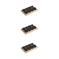 thumbnail image 4 of Maytalsory Rustic Wood Earring Card Holder with Tray for Jewelry Display Showcasing Collection 8 Pair Black 3Set, 4 of 6