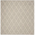 thumbnail image 3 of SAFAVIEH Natura Tracery Geometric Diamonds Wool Area Rug, Grey, 6' x 6' Square, 3 of 7