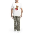 thumbnail image 5 of CafePress - Airedale Holding Heart Men's Light Pajamas - Men's Light Loose Fit Cotton Pajama Set, 5 of 7