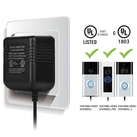 Power Adapter, EEEKit 18V/500mA Video Doorbell Power