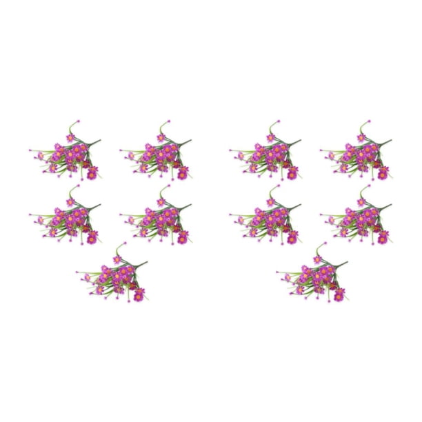 Ramo de Flores Artificiales 5 unids/set Rojo Ladrillo Bearachild