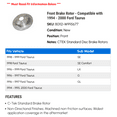 thumbnail image 2 of Front Brake Rotor - Compatible with 1994 - 2000 Ford Taurus - Centric, 2 of 2