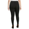 thumbnail image 5 of Terra & Sky Women's Plus Size Jeggings, 28" Inseam, Sizes 0X-5X, Single and 2-Pack, 5 of 5