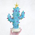 thumbnail image 3 of Navidad De Resina Con Luces, Adorno De Mesa De Cactus De Navidad Nostálgico Vintage, Decoraciones De Navidad Cateissary HA042673-04, 3 of 6