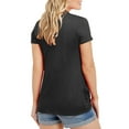 thumbnail image 2 of Sherrylily Women Short Sleeve Cardigans Summer Lightweight Sheer Open Front Drape Tops, 2 of 3