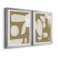 thumbnail image 2 of Wexford Home Chunky Abstract I Premium Framed Print, 26.5" x 36.5" - Ready to Hang, Silver (Set of 2), 2 of 9