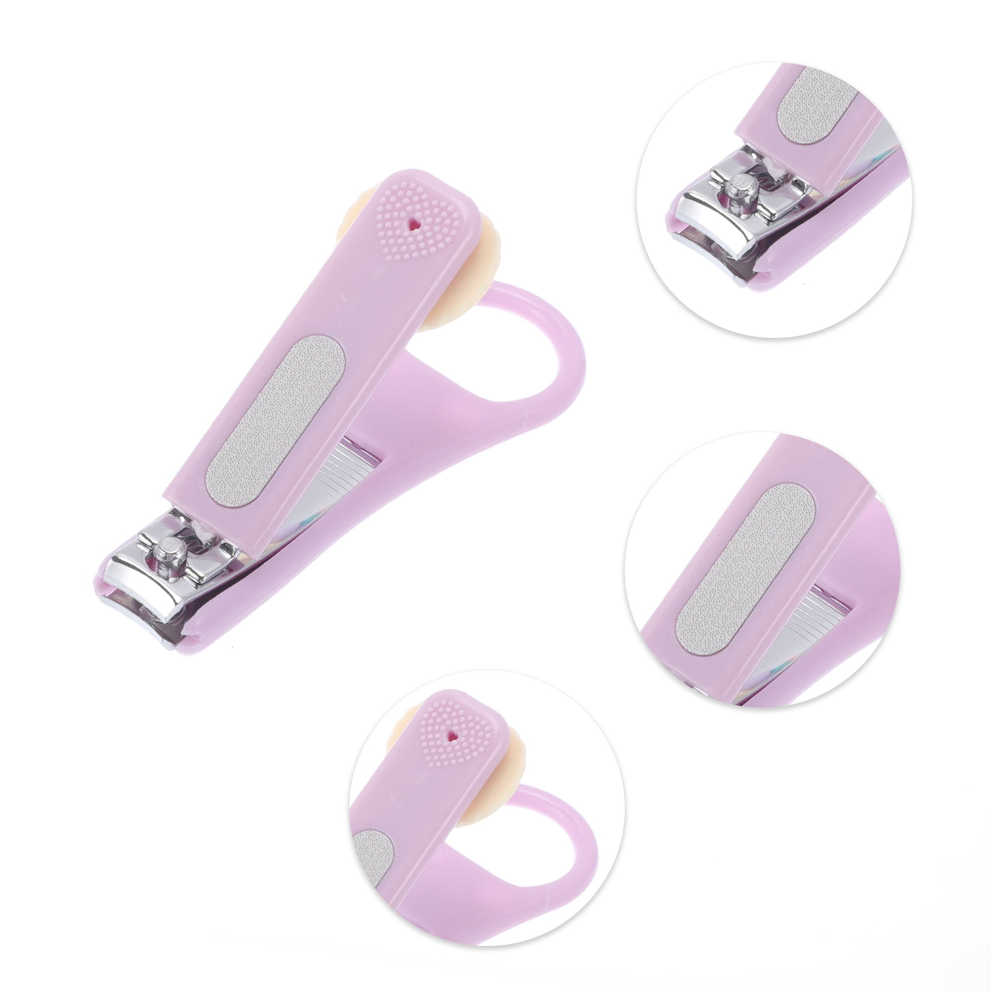 Unique Bargains 1pc Cartoon Pattern Nail Clippers for Easy Nail Care 3.15"x 0.98" Purple