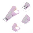 thumbnail image 3 of Unique Bargains 1 Pc Cartoon Pattern Nail Clippers Toenail Clippers 3.15"x0.98" Purple, 3 of 7