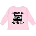 thumbnail image 3 of Inktastic Someone in Oregon Loves Me Boys or Girls Long Sleeve Toddler T-Shirt, 3 of 5