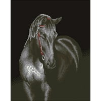 Diamond Dotz Diamond Embroidery Facet Art Kit 19.5"X24"-Midnight Stallion