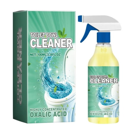 

Weerihhol Shoes compatible with Machine Highly Concentrated Oxalic Toilet Bowl Cleaner 100ml Formula Cleaner Spray Scent 3.5 Fl Oz