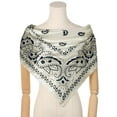 thumbnail image 2 of 35" Large Square Satin Scarf Paisley Silky Hair Scarf Head Wrap Bandanas for Women, 2 of 6