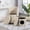 A-Beige, variant on Resenkos 360 Rotating Cushioned Barrel Chair with Hidden Storage, Multi Use Padded Vanity Stool for Bedroom Dining Room with Free Cat Bed, Beige