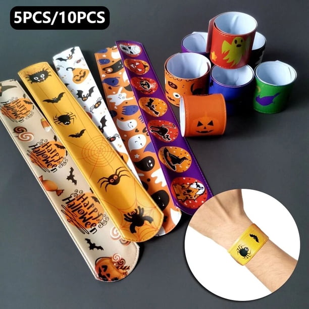 JCUGSBS Pulsera Personalizada para niños de Silicona Ideal para Salidas y Paseos.8 Pulseras de Silicona Estampadas de Halloween,Resistente al Agua y Duradera JCUGSBS Pulsera Personalizada para niños de Silicona Ideal para Salidas y Paseos.8 Pulseras de Silicona Estampadas de Halloween,Resistente al Agua y Duradera