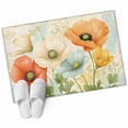 thumbnail image 2 of Rectangle Area Rug 2x3ft,Summer Poppy Flower Plant Washable Carpet Non-Slip Runner Accent Rugs Indoor Floor Mat for Bedroom Living Room Decor,Watercolor Bloom Floral, 2 of 9