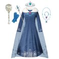 thumbnail image 3 of Disney Frozen Elsa Anna Dress Girls Princess Dress Cosplay Costume For Kids Ball Gown Halloween Birthday Party Fancy Vestidos, 3 of 5