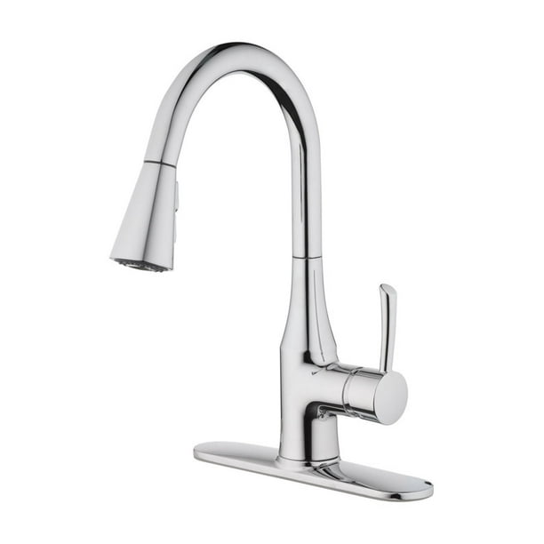 Oakbrook Tucana Motion Sensor One Handle Kitchen Faucet With Pull Down Sprayer Walmart Com Walmart Com