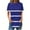 Blue, variant on Aofany Womens Summer Tops Short Sleeve T Shirts Casual Tunic Top Basic T Shirts Tees