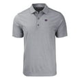 thumbnail image 2 of Men's Cutter & Buck  Heather Black Kansas State Wildcats Big & Tall Forge Eco Stripe Stretch Recycled Polo, 2 of 3