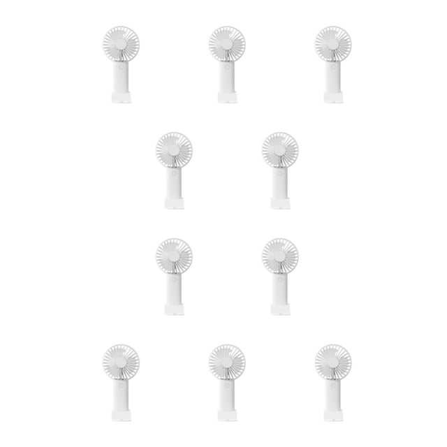 Ventilador portátil Bearachild ABS Blanco Tipo 1 10Conjunto