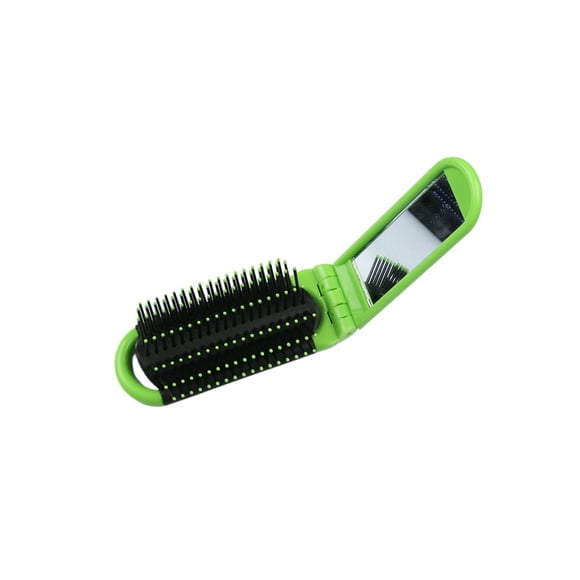 Minnieouse Peine de viaje Espejo Cepillo de pelo plegable Profesional de doble Tamaño de bolsillo Peluquería Mini herramientas Gimnasio Type3 NO3