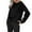 Black, variant on Women's Solid Color Crewneck Sweatshirt, Soft Long Sleeve Pullover Top for Fall Winter, Casual Comfortable Daily Wear Loungewear, All Season Basic Wardrobe Essential for Women Beige L
