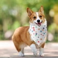 thumbnail image 2 of Bandana pour Animaux Dessin Animé Chien de Pâques Triangle Matériau Polyester Imprimés Mignons Doux Durable pour Toutes Races de Chiens Festivités de Pâques, 2 of 3