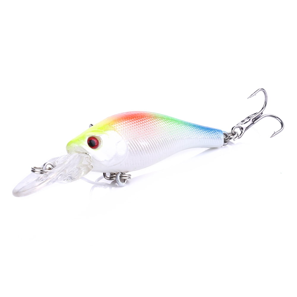 HENGJIA Minnow Bass Fishing Lures, Jerkbait Lure Set Hard Baits Deep Diving Crankbait for Catfish Walleye Trout Fishing Bait 8Pcs/kit
