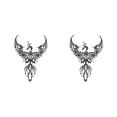 thumbnail image 1 of Bearachild Colgante de pared de decoración de pared de Phoenix de metal para decoración de interiores y exteriores de oficina 40 cm 2piezas, 1 of 1
