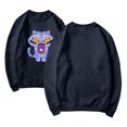 thumbnail image 3 of Pop cazadora para niña Hunters Boys Girls Fashion Round-Neck Sweatshirt Streetwear Soft Comfortable Long Sleeve Hoodie for Daily Wear Spring Fall Winter 1*Top （Navy）, 3 of 3
