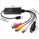 thumbnail image 2 of 2X Convertidor AV A USB C Adaptador de Tarjeta de Captura de Vídeo 1 Canal AV NTSC PAL Video S Video/Convertidor Compuesto A USB, 2 of 5