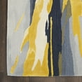 thumbnail image 4 of Nourison  Prismatic Modern Abstract Gold Watercolor Area Rug 9'9" x 13'9" - Grey/Gold, 4 of 7